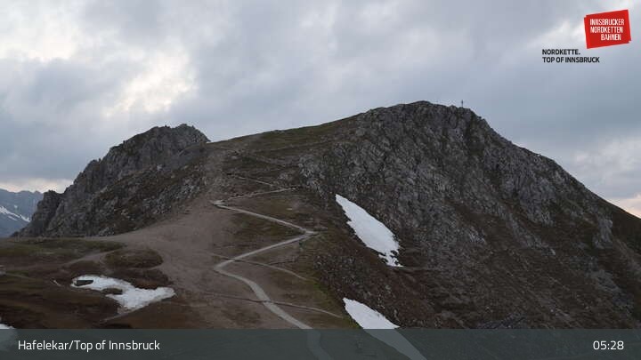 Archiv Foto Webcam Innsbruck / Hafelekar
