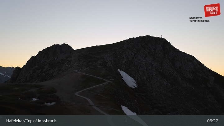 Archived image Webcam View Hafelekar Innsbruck