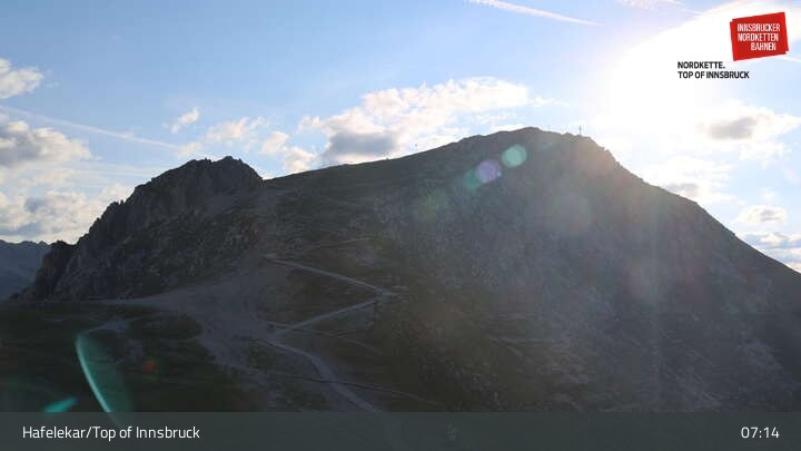 Archiv Foto Webcam Innsbruck / Hafelekar