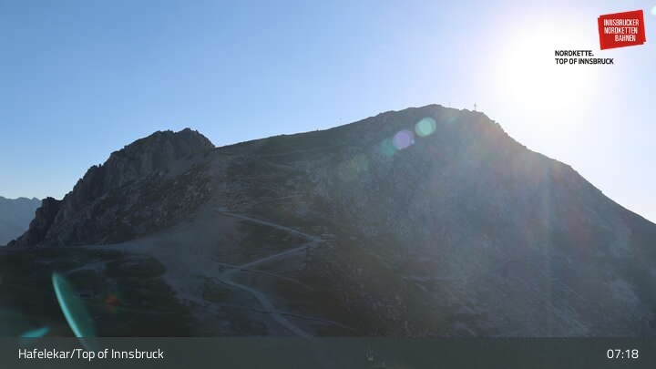Archiv Foto Webcam Innsbruck / Hafelekar
