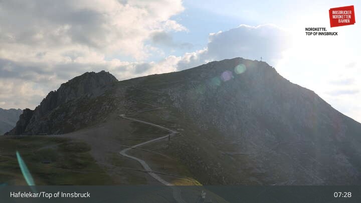 Archiv Foto Webcam Innsbruck / Hafelekar
