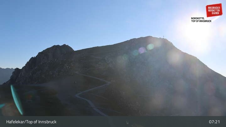 Archiv Foto Webcam Innsbruck / Hafelekar