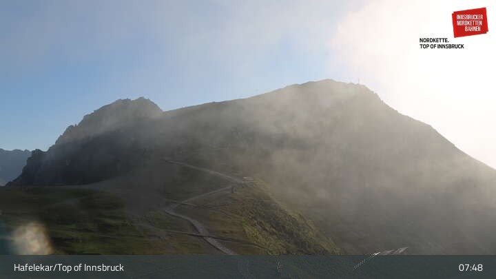 Archiv Foto Webcam Innsbruck / Hafelekar