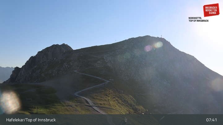 Archived image Webcam View Hafelekar Innsbruck