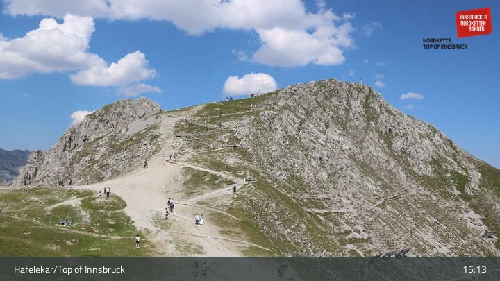 Archiv Foto Webcam Innsbruck / Hafelekar