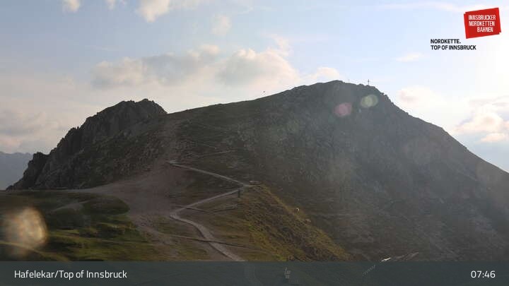Archiv Foto Webcam Innsbruck / Hafelekar