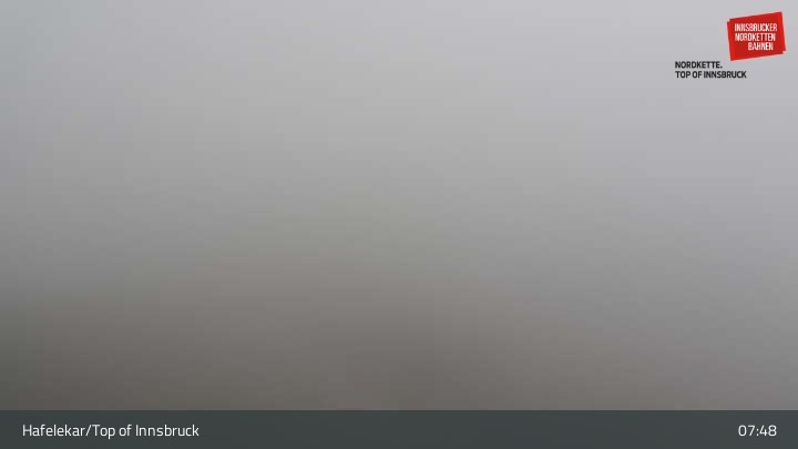 Archiv Foto Webcam Innsbruck / Hafelekar