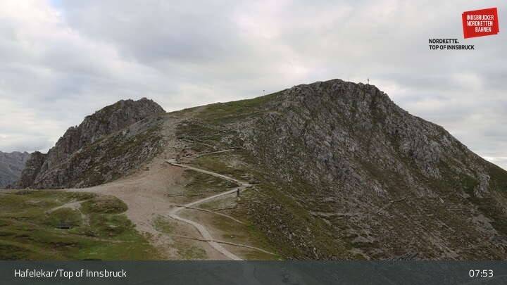 Archiv Foto Webcam Innsbruck / Hafelekar