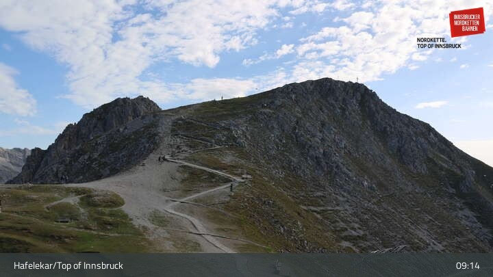 Archiv Foto Webcam Innsbruck / Hafelekar