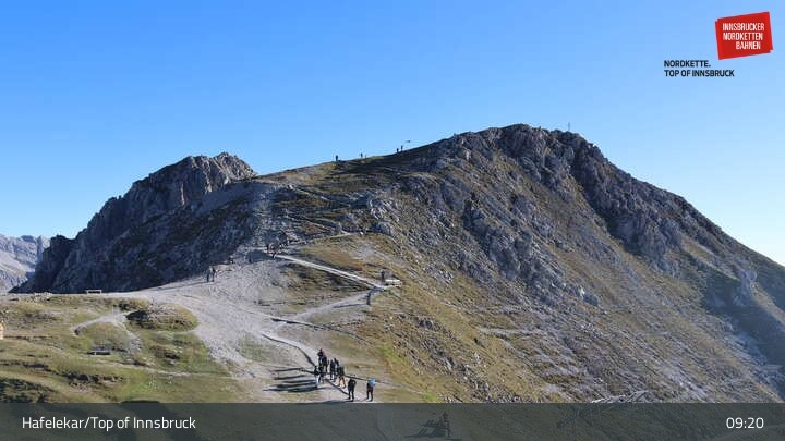 Archiv Foto Webcam Innsbruck / Hafelekar