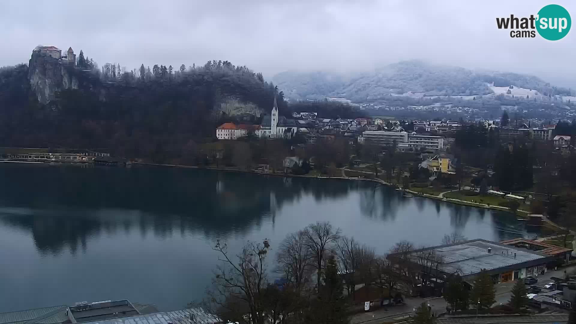 Archiv Foto Webcam Blick auf den Bleder See in Slowenien