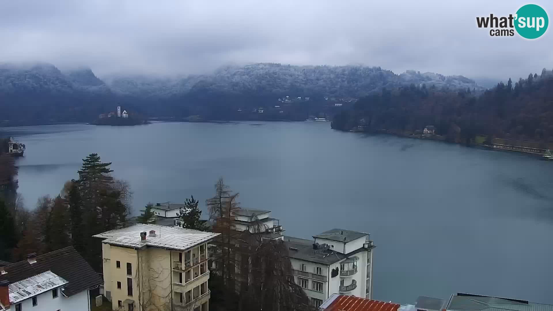 Archiv Foto Webcam Blick auf den Bleder See in Slowenien