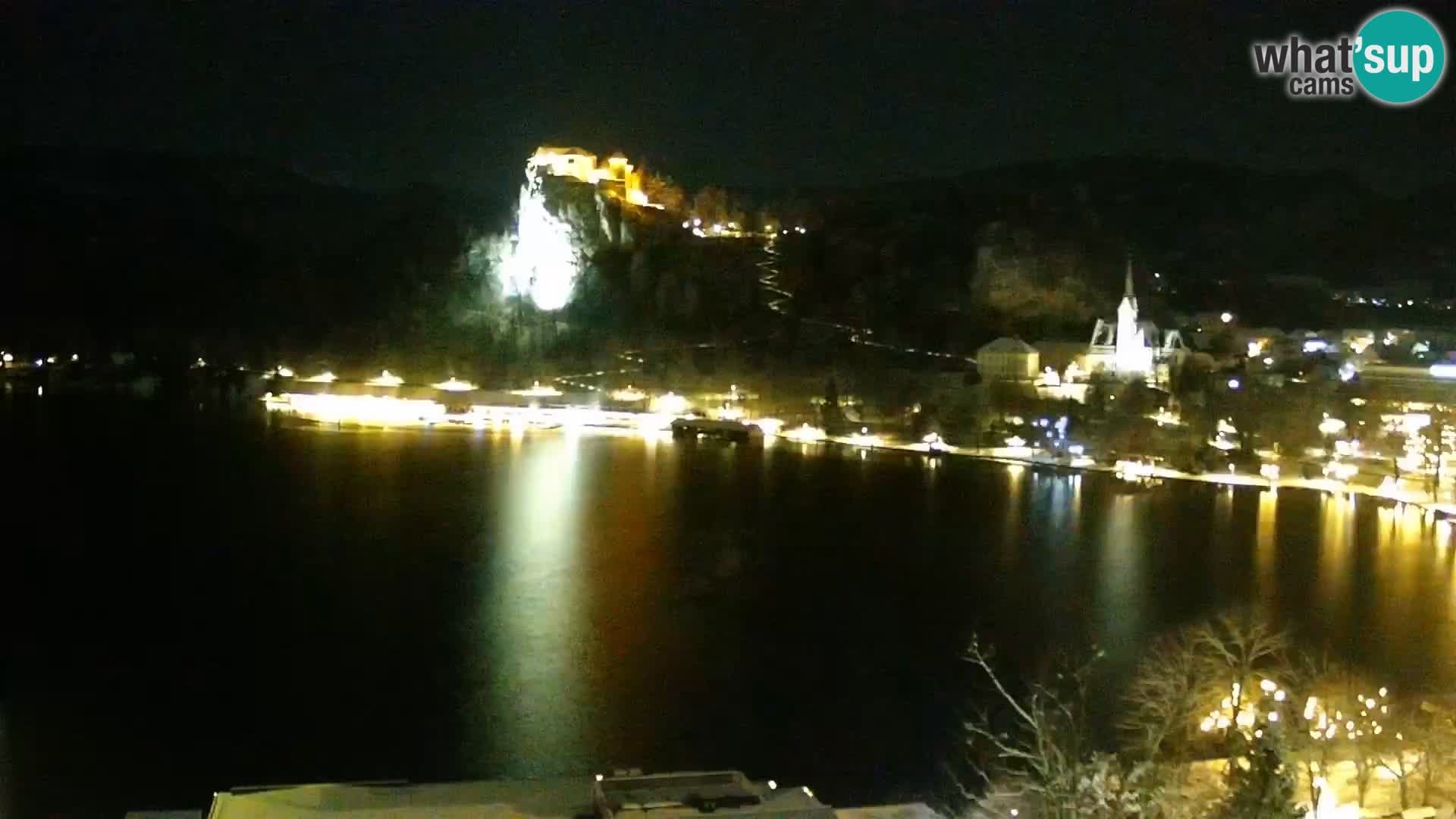 Archiv Foto Webcam Blick auf den Bleder See in Slowenien