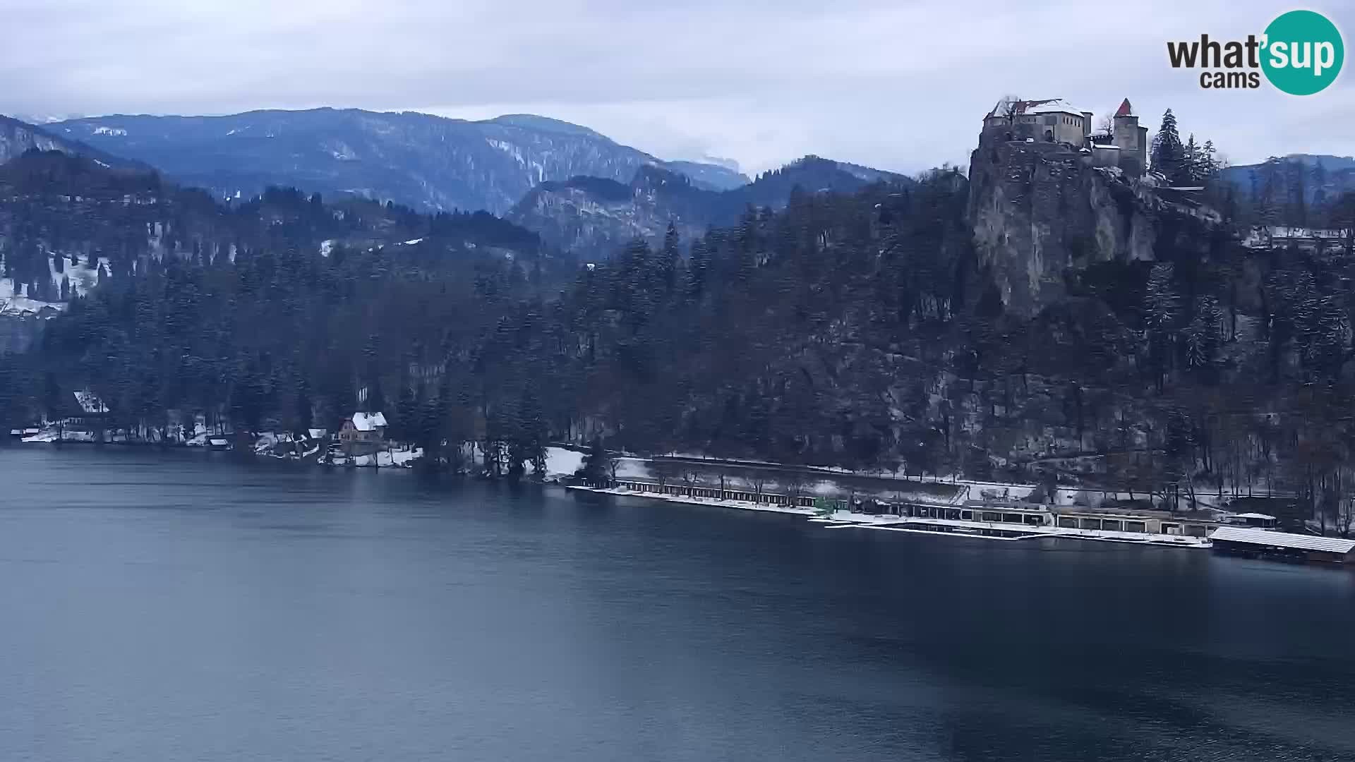 Archiv Foto Webcam Blick auf den Bleder See in Slowenien