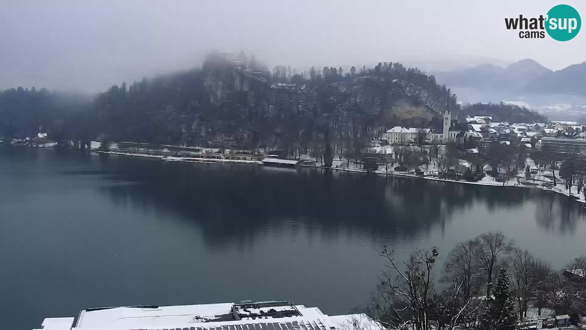 Archiv Foto Webcam Blick auf den Bleder See in Slowenien