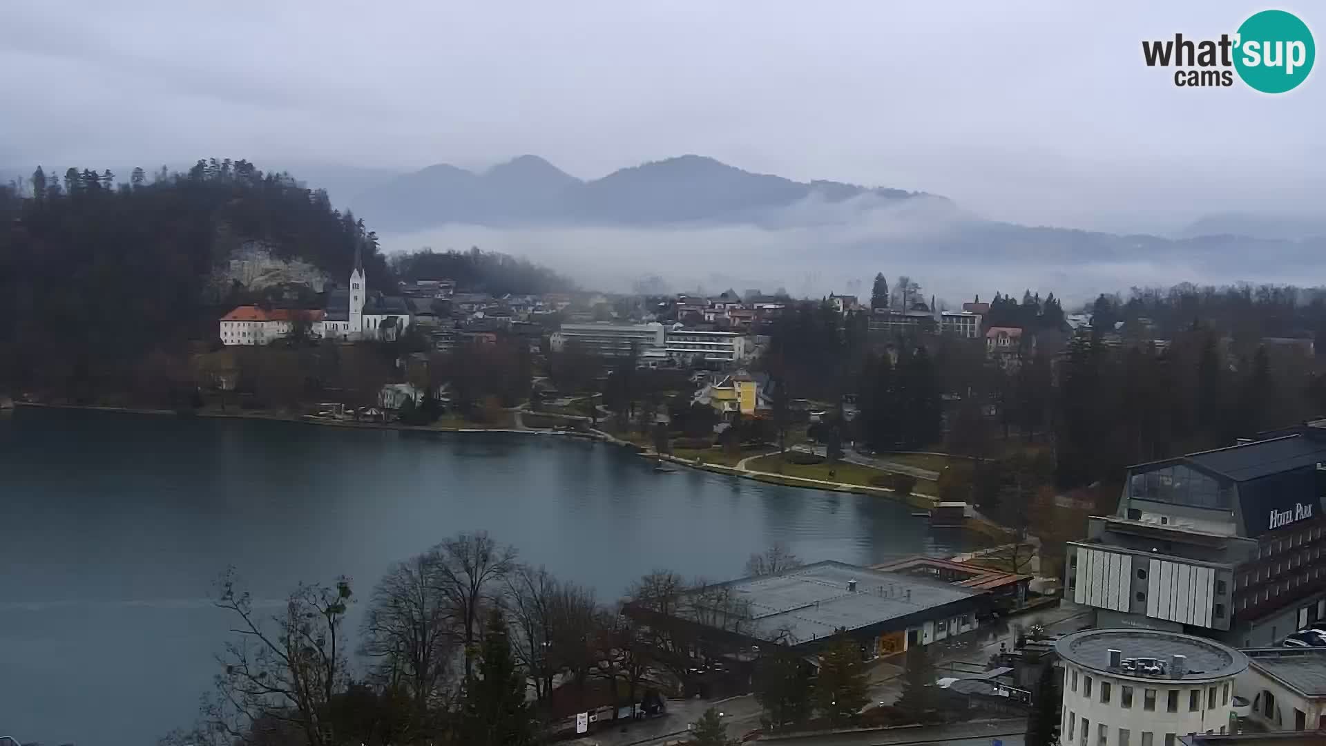 Archiv Foto Webcam Blick auf den Bleder See in Slowenien