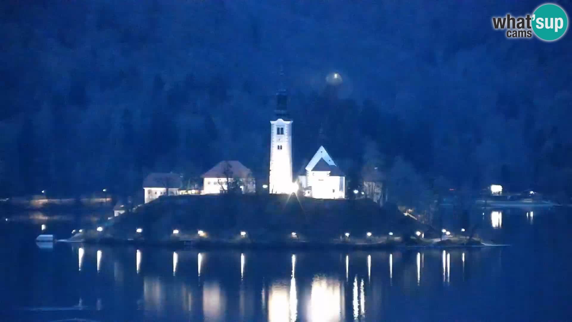 Archived image Webcam View of Lake Bled - Slovenia