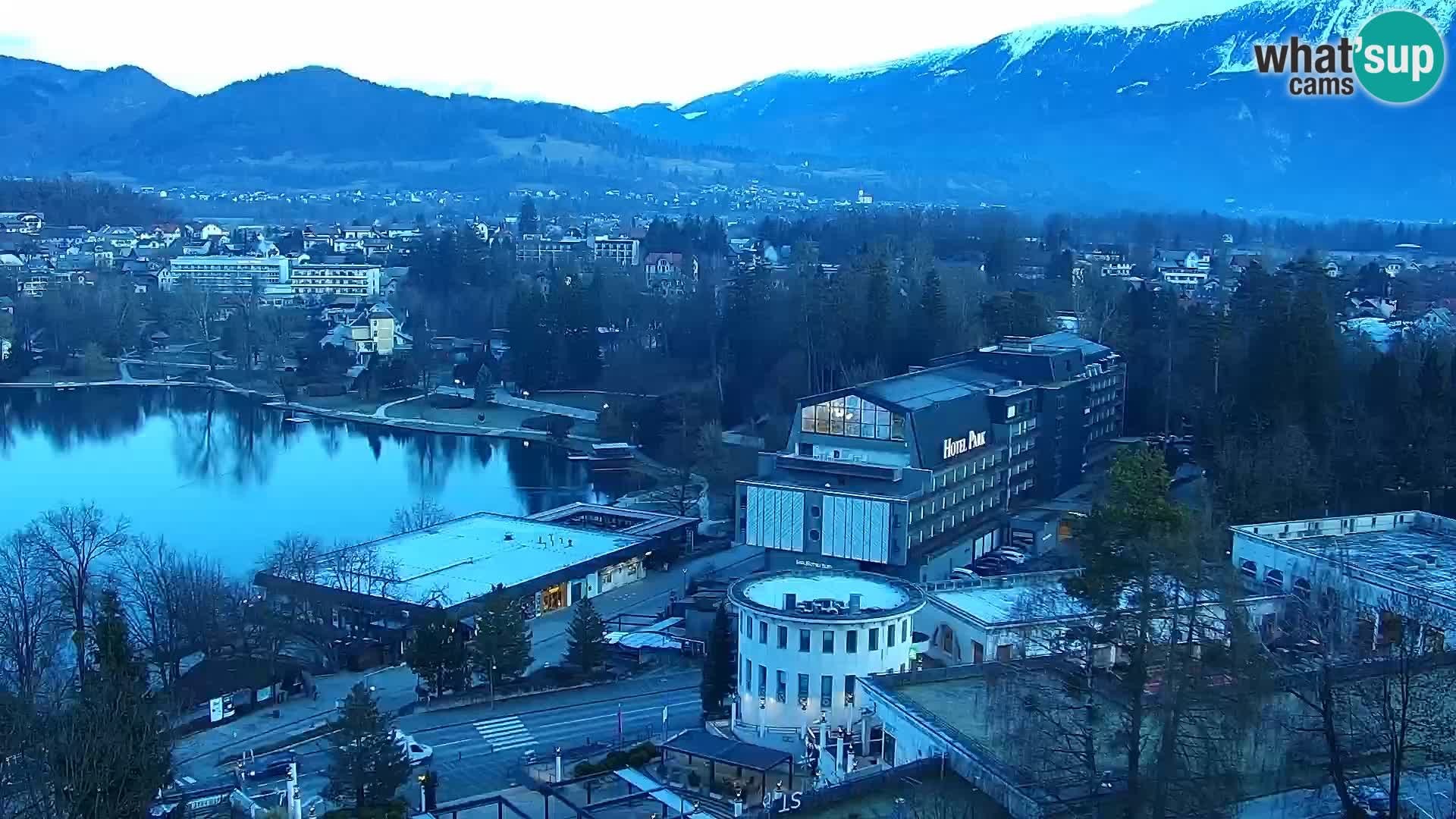 Archiv Foto Webcam Blick auf den Bleder See in Slowenien