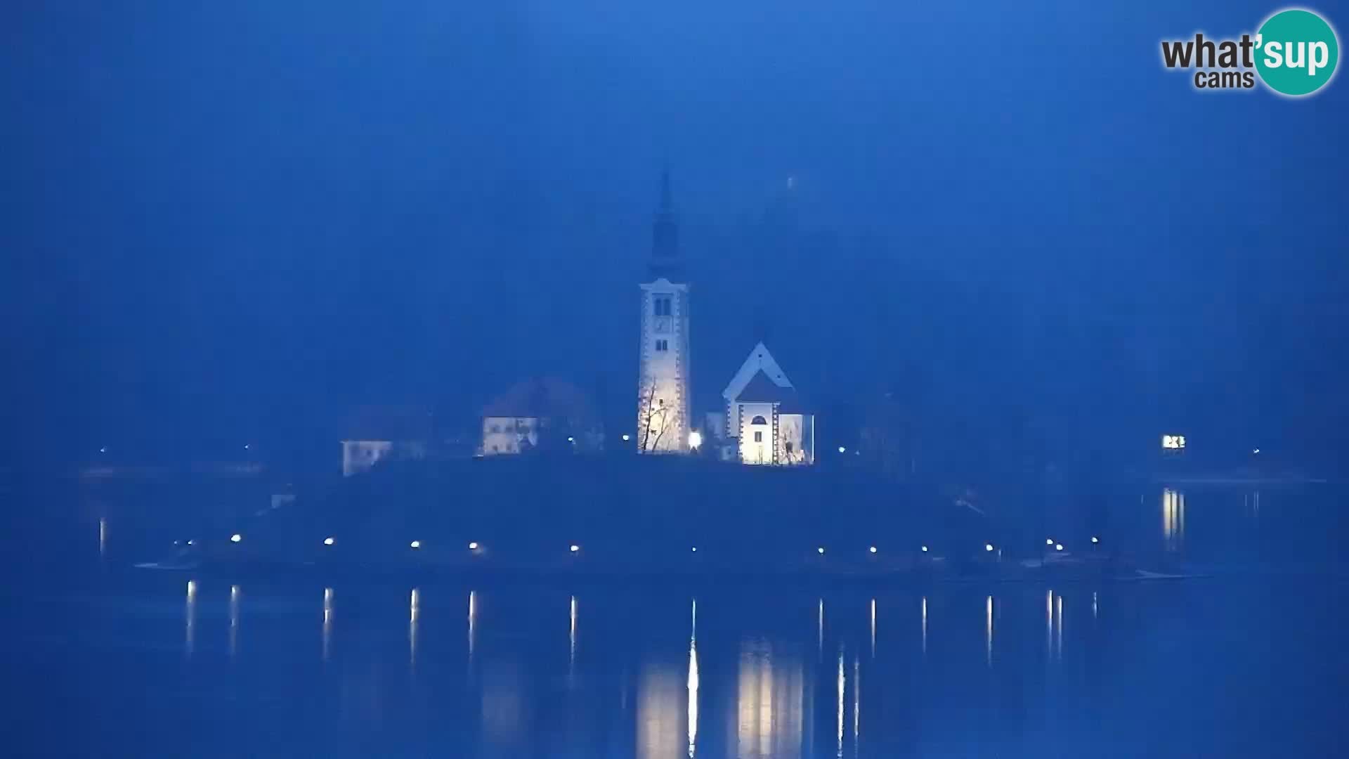 Archiv Foto Webcam Blick auf den Bleder See in Slowenien