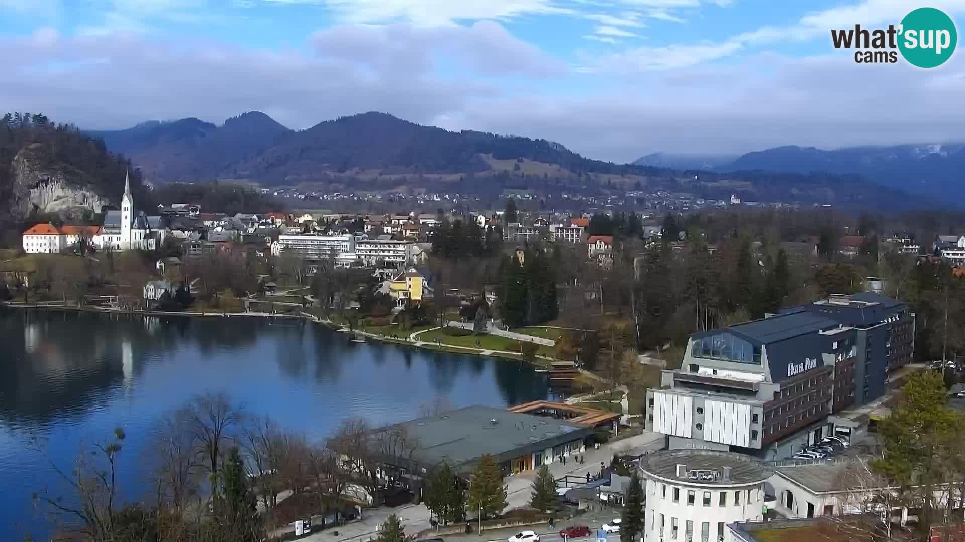 Archiv Foto Webcam Blick auf den Bleder See in Slowenien