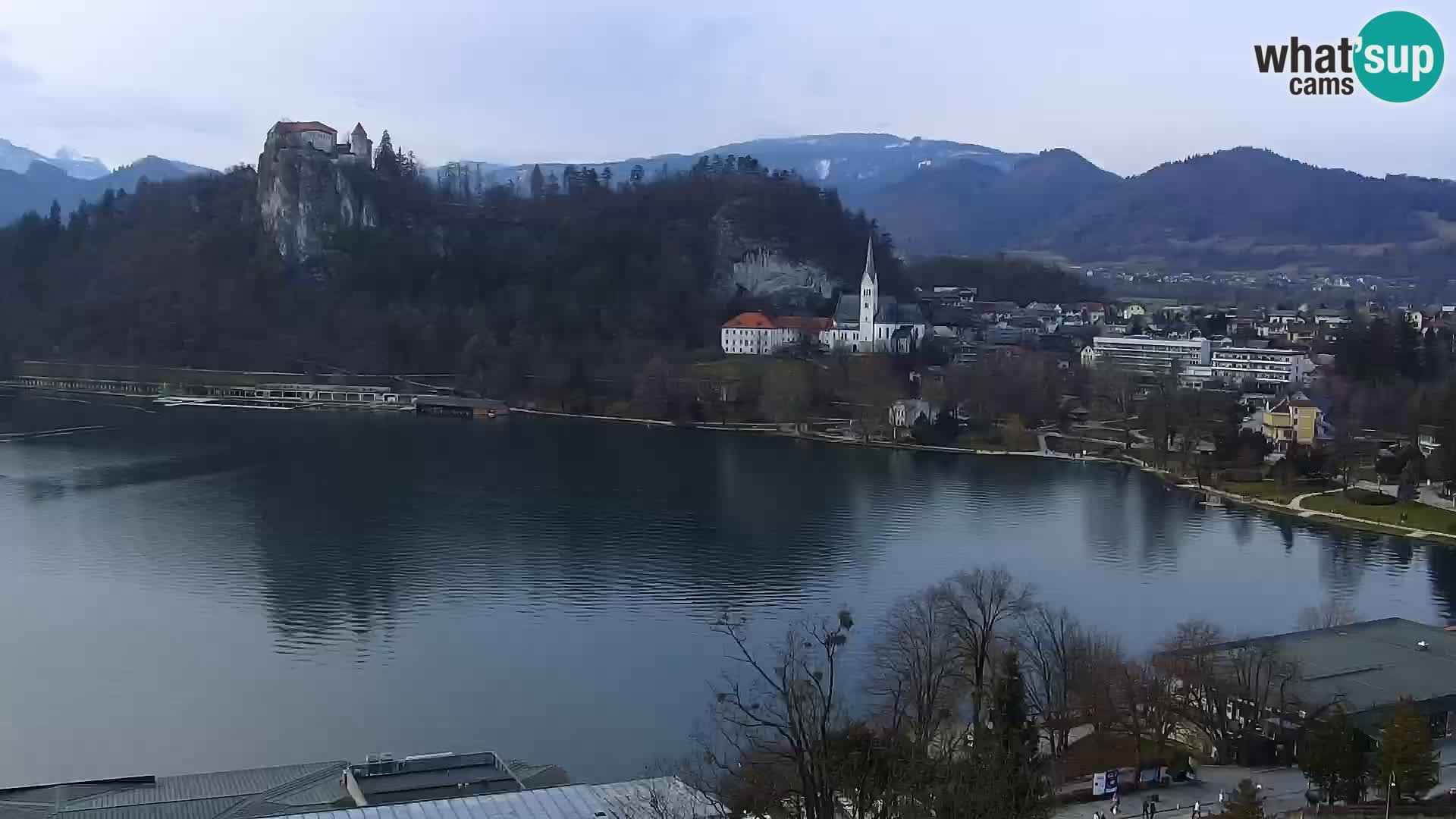 Archiv Foto Webcam Blick auf den Bleder See in Slowenien