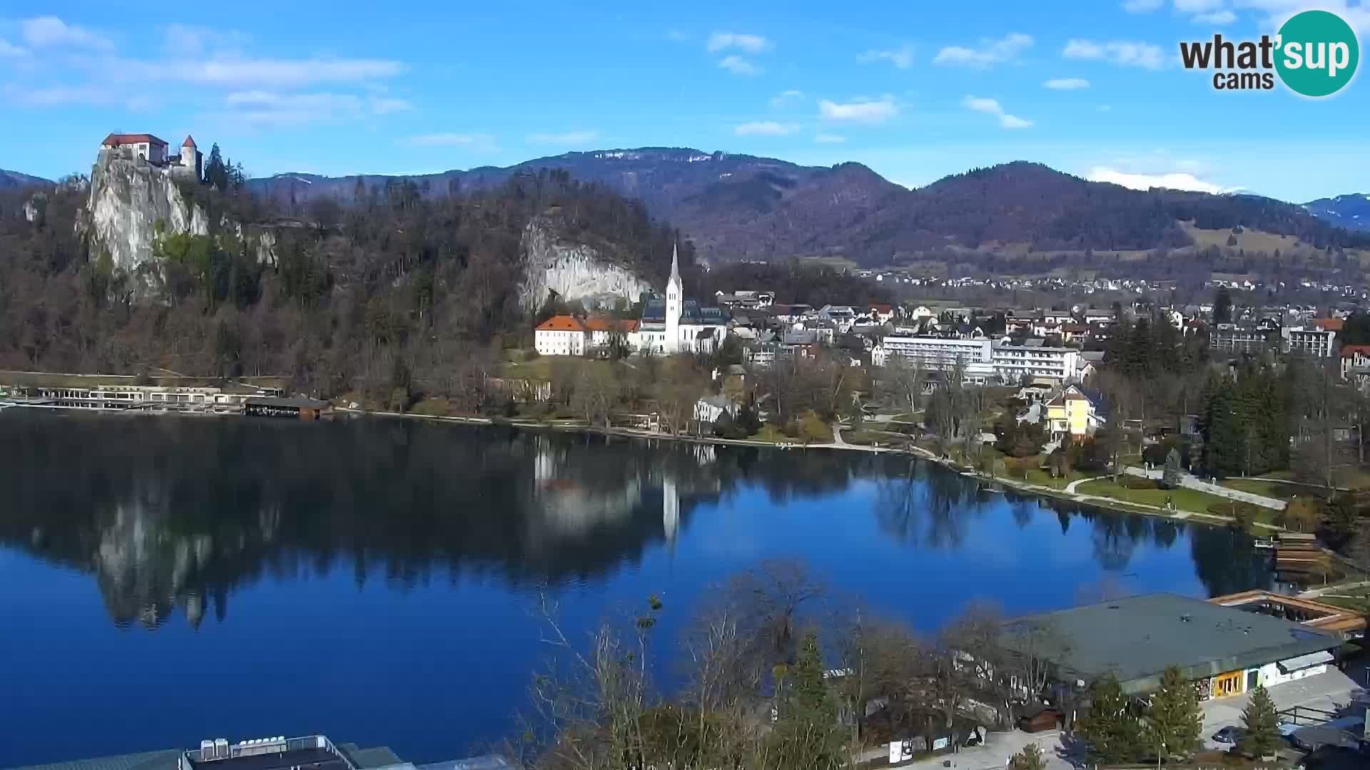 Archiv Foto Webcam Blick auf den Bleder See in Slowenien