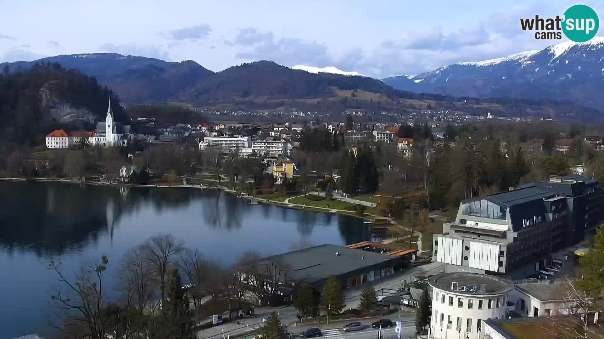 Archiv Foto Webcam Blick auf den Bleder See in Slowenien