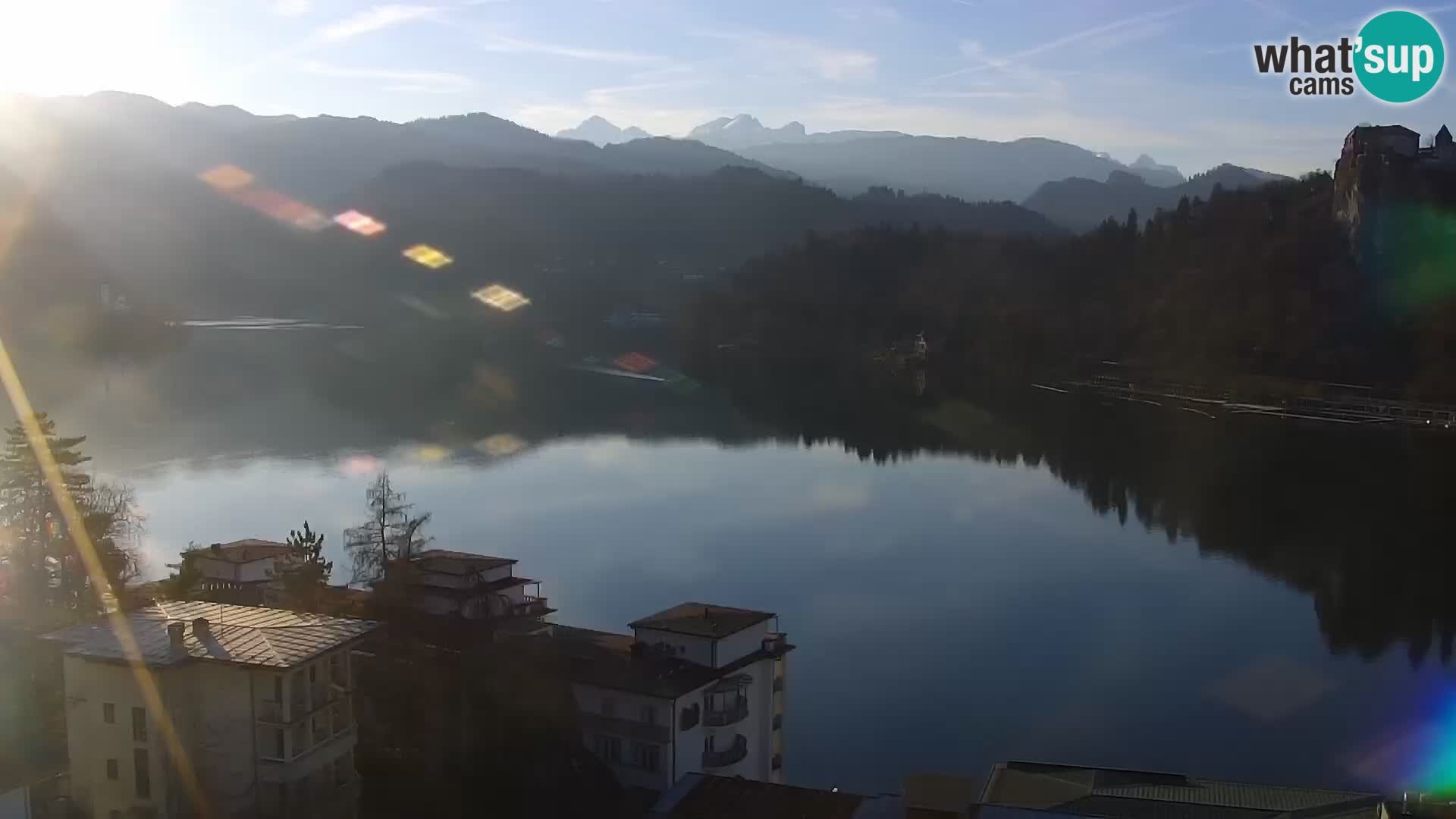 Archived image Webcam View of Lake Bled - Slovenia