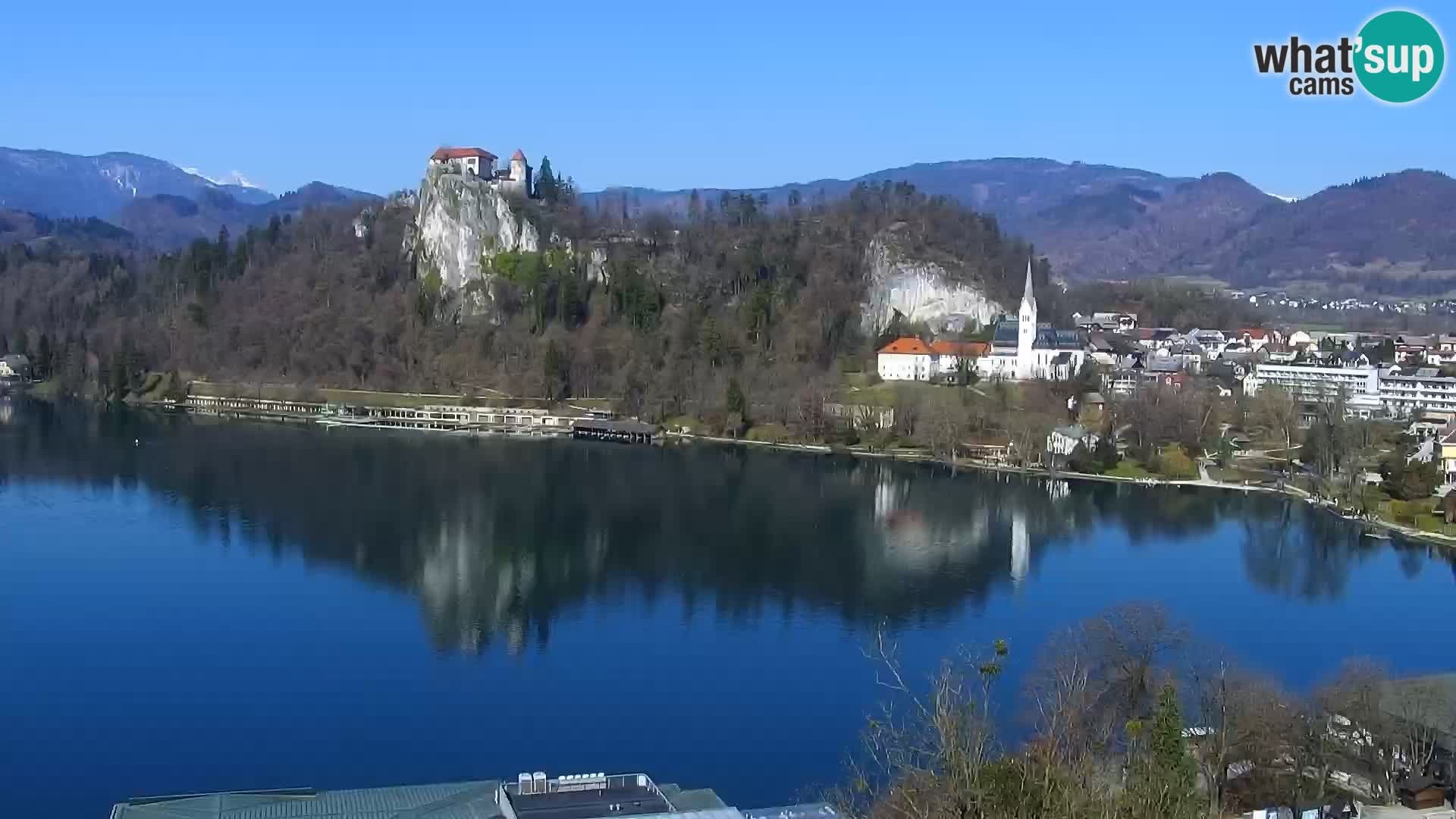 Archived image Webcam View of Lake Bled - Slovenia