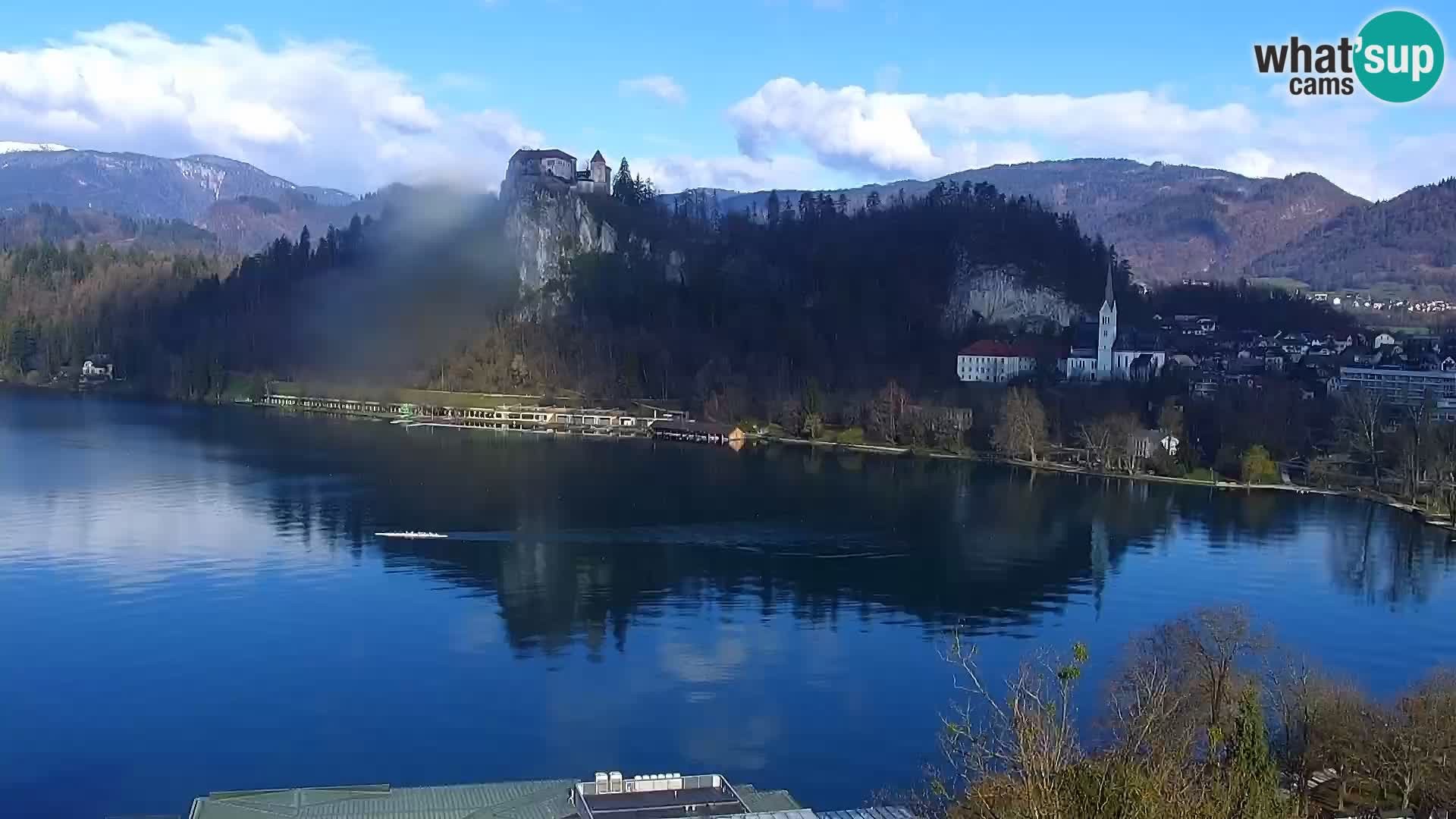 Archiv Foto Webcam Blick auf den Bleder See in Slowenien