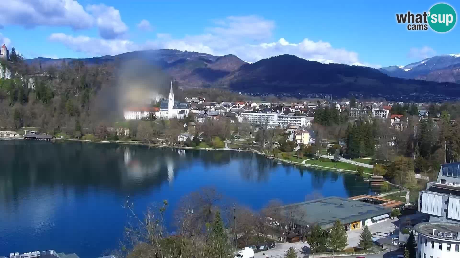 Archiv Foto Webcam Blick auf den Bleder See in Slowenien