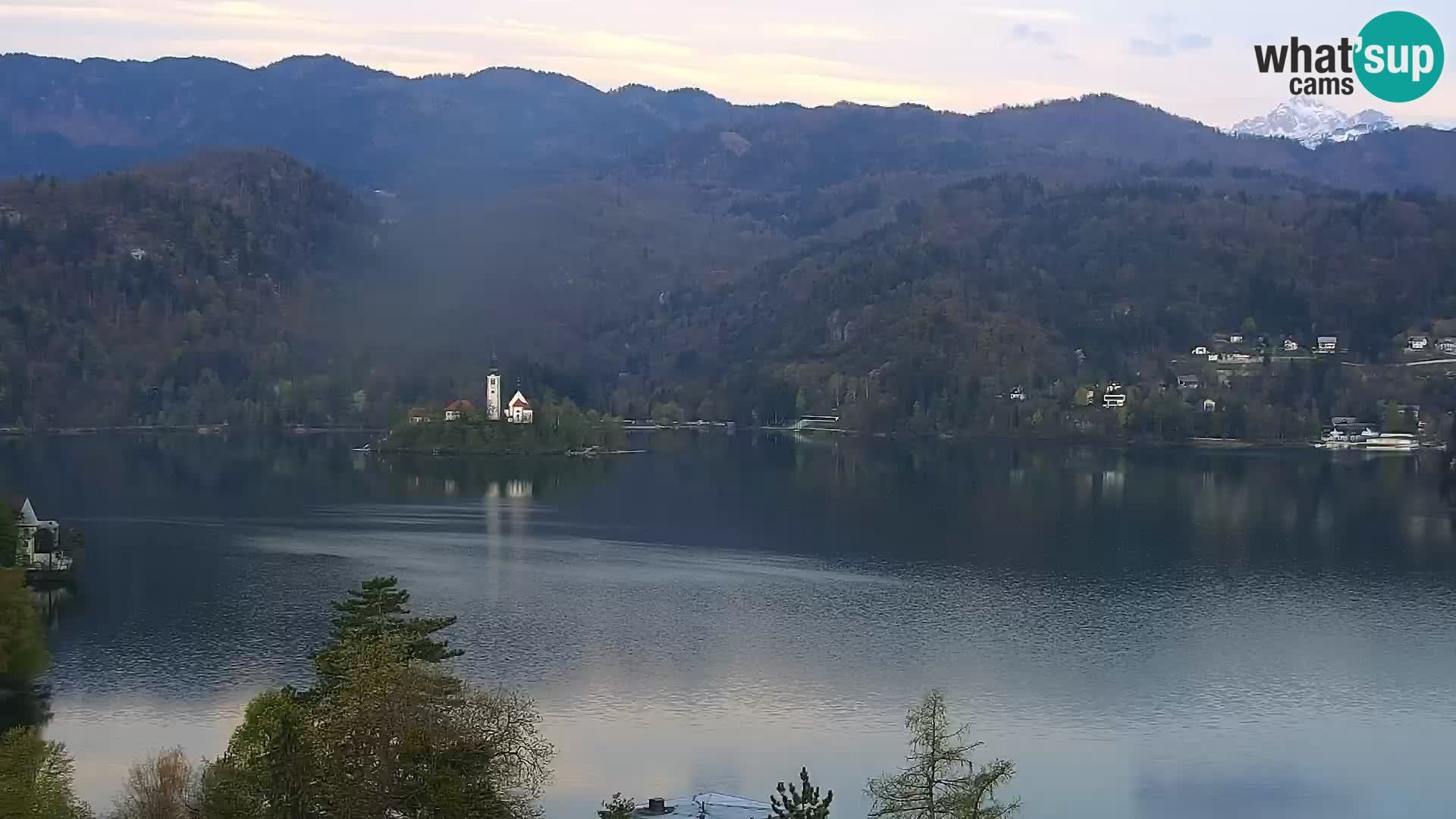 Archiv Foto Webcam Blick auf den Bleder See in Slowenien