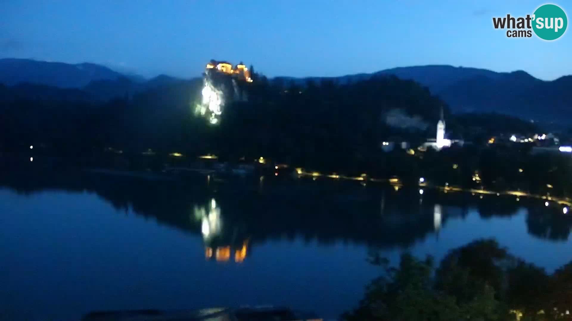 Archiv Foto Webcam Blick auf den Bleder See in Slowenien