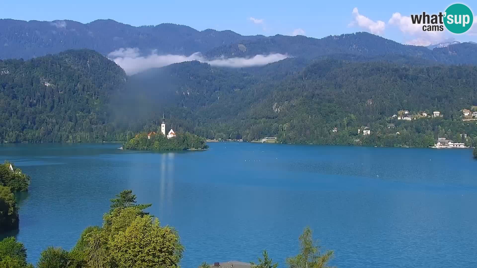 Archiv Foto Webcam Blick auf den Bleder See in Slowenien