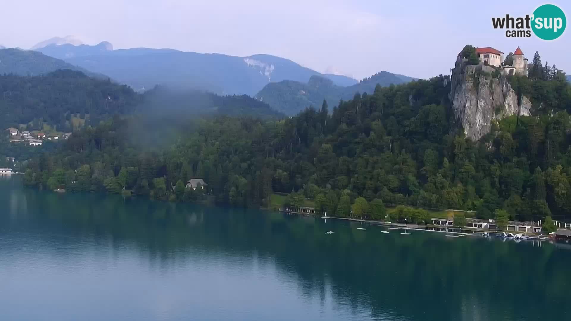 Archiv Foto Webcam Blick auf den Bleder See in Slowenien