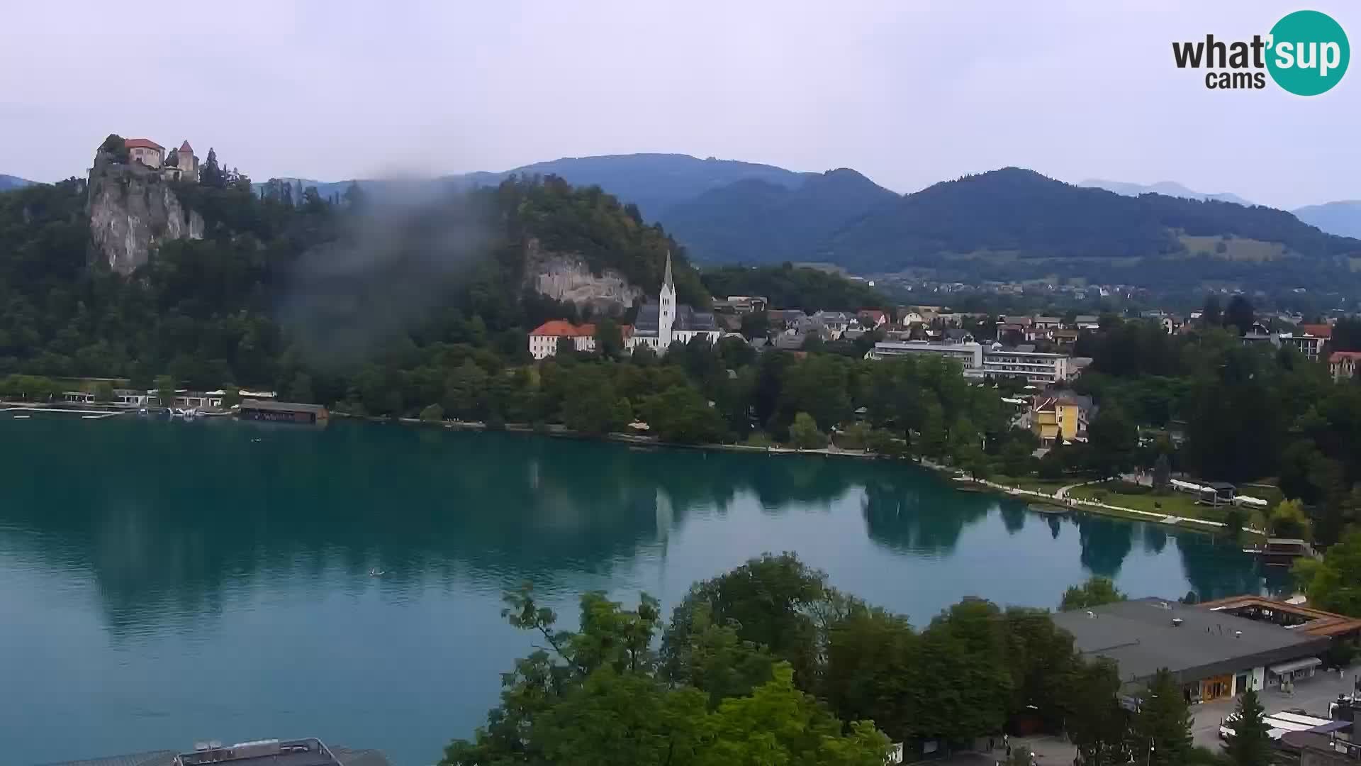 Archiv Foto Webcam Blick auf den Bleder See in Slowenien