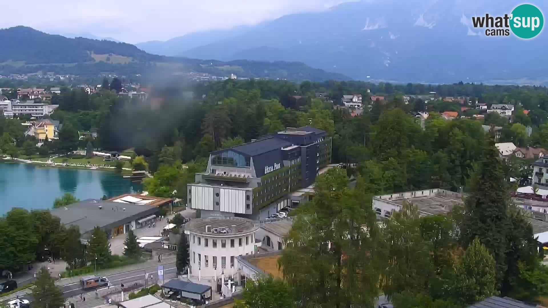 Archiv Foto Webcam Blick auf den Bleder See in Slowenien