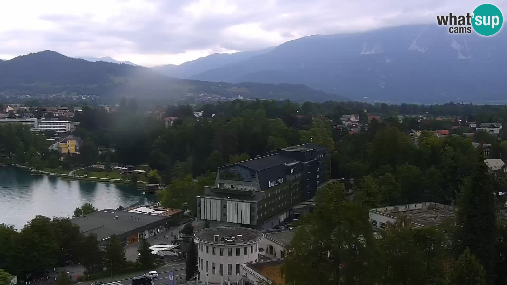 Archiv Foto Webcam Blick auf den Bleder See in Slowenien