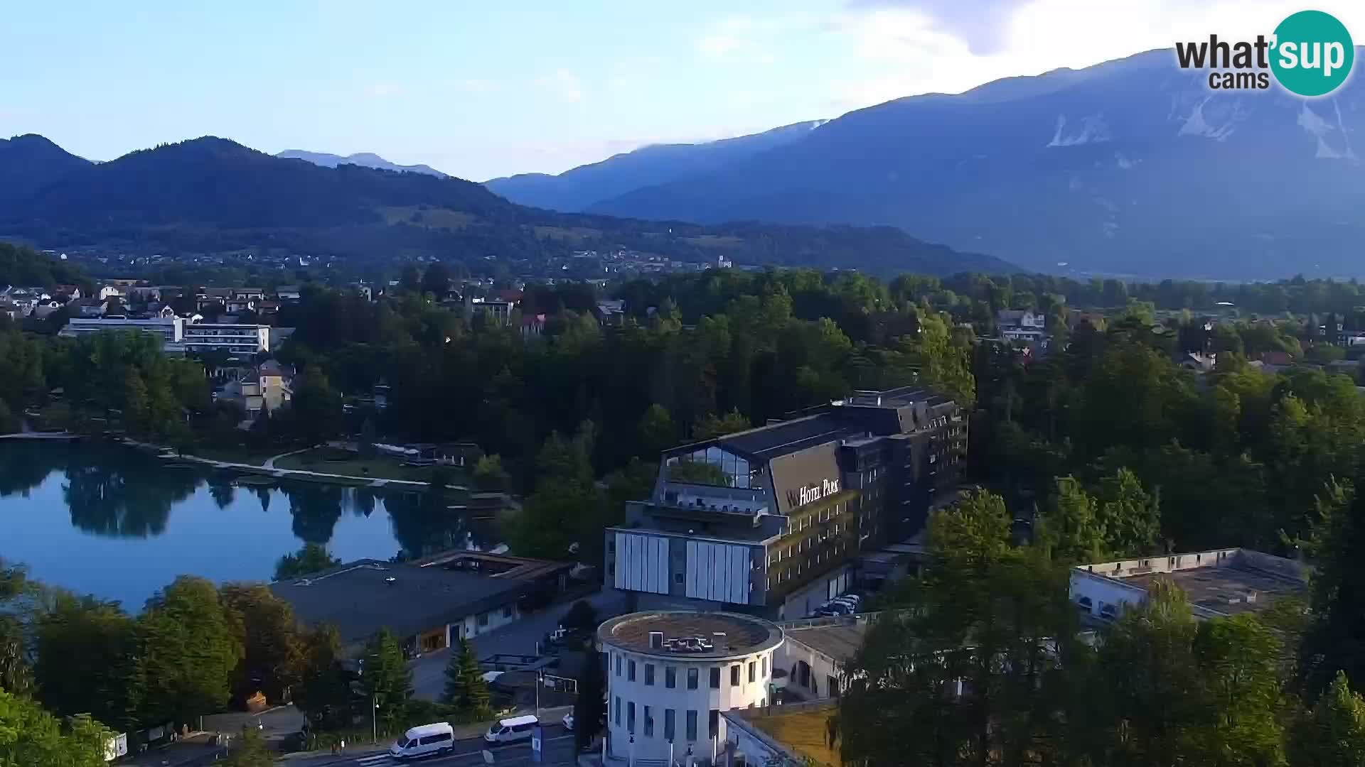 Archiv Foto Webcam Blick auf den Bleder See in Slowenien