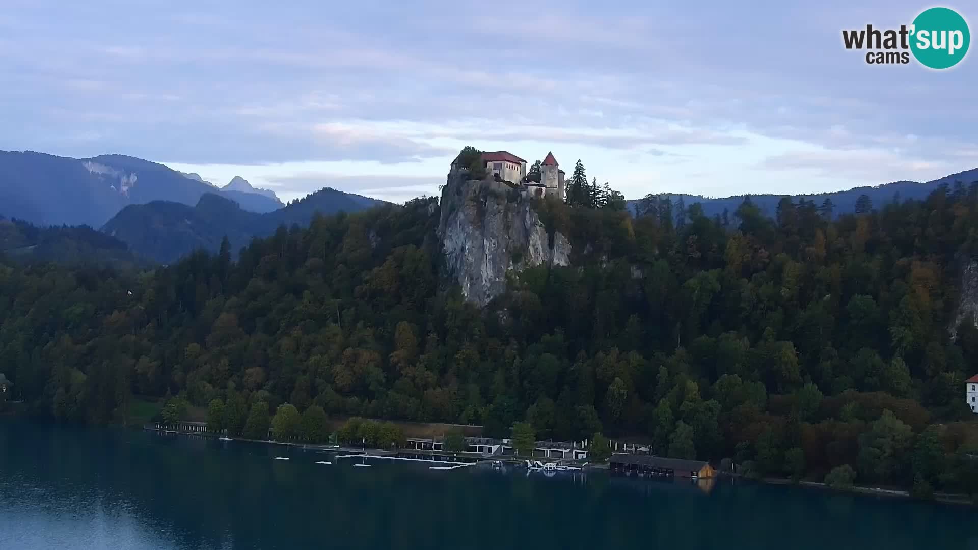 Archiv Foto Webcam Blick auf den Bleder See in Slowenien