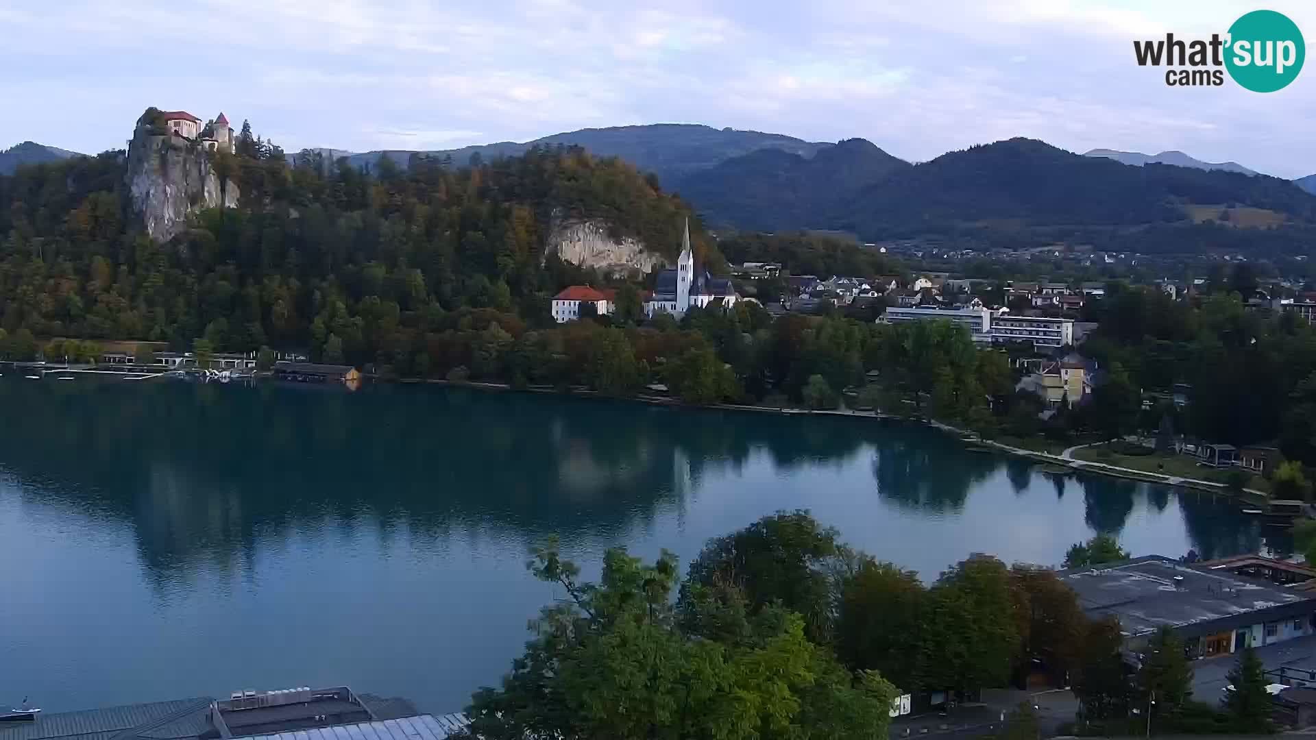 Archiv Foto Webcam Blick auf den Bleder See in Slowenien