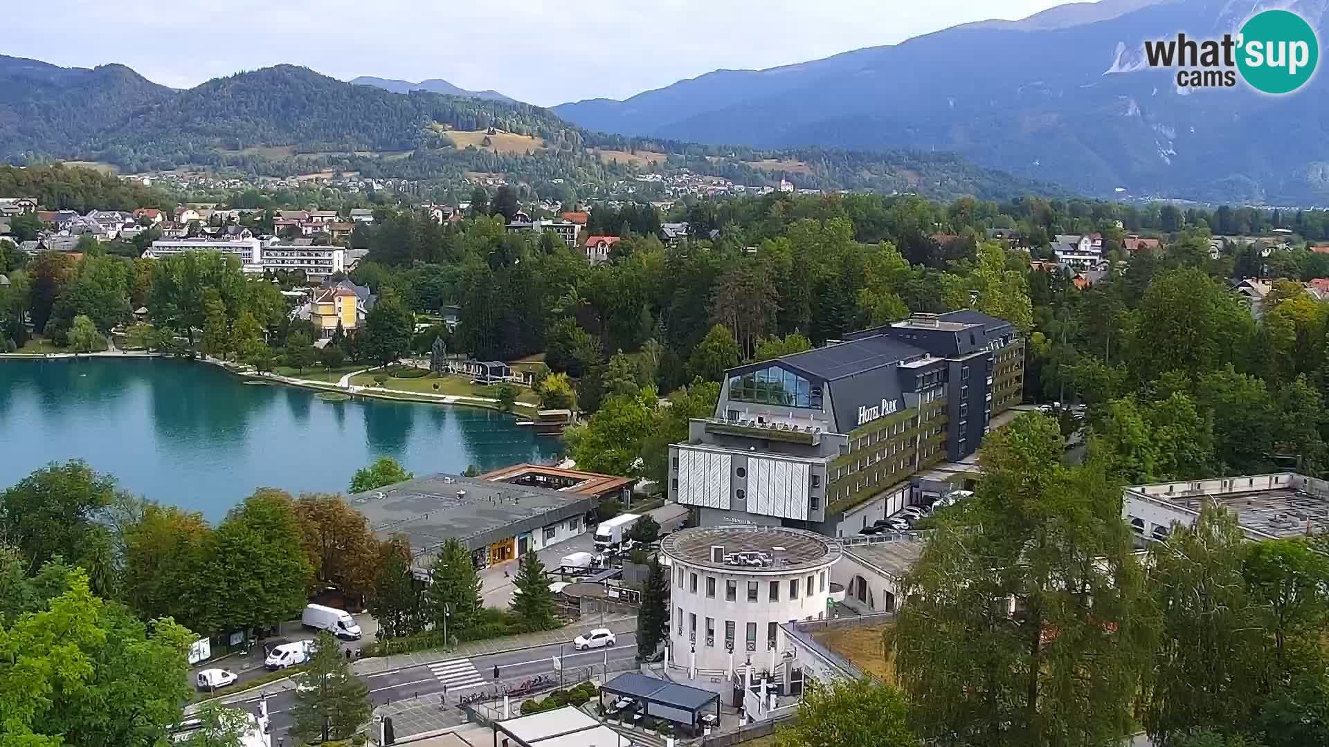 Archiv Foto Webcam Blick auf den Bleder See in Slowenien