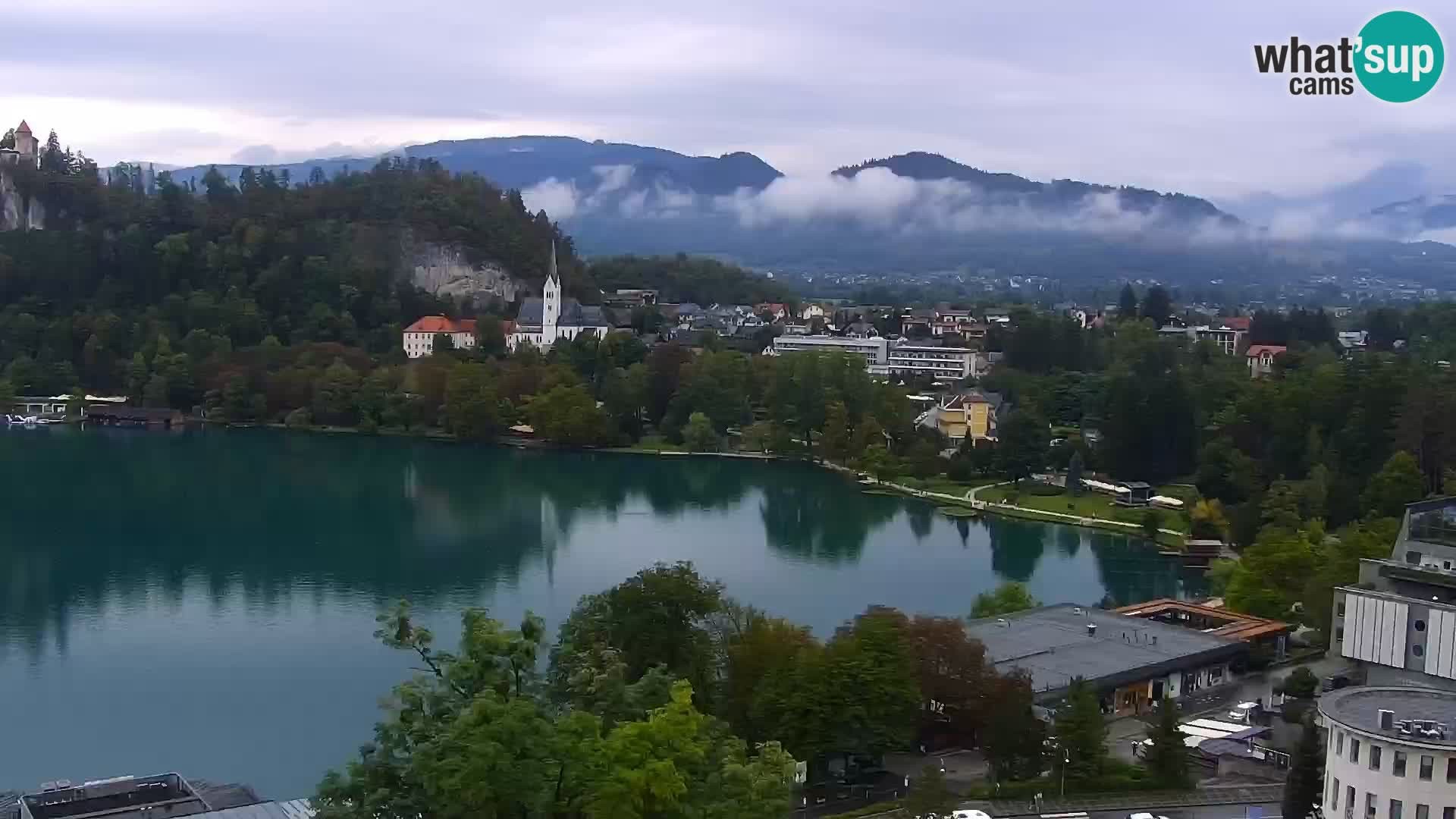 Archiv Foto Webcam Blick auf den Bleder See in Slowenien