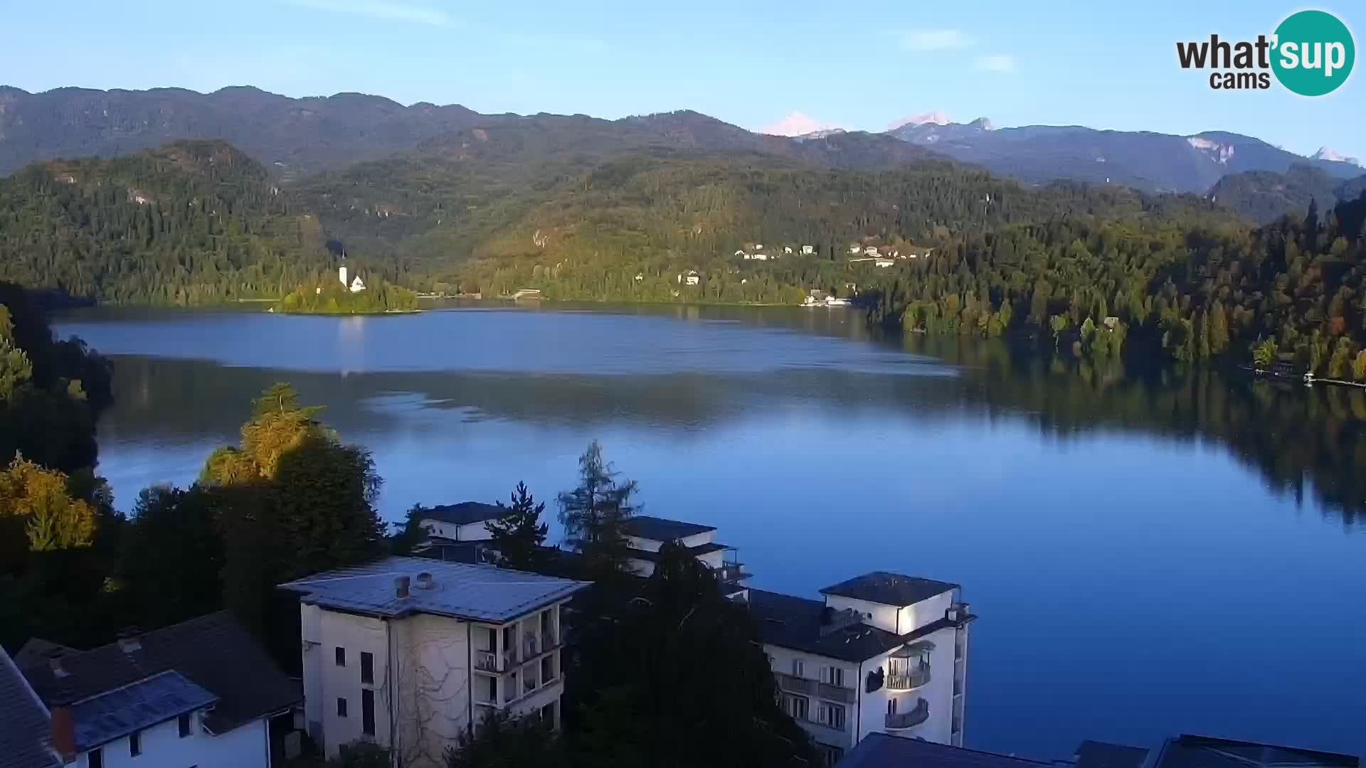 Archived image Webcam View of Lake Bled - Slovenia