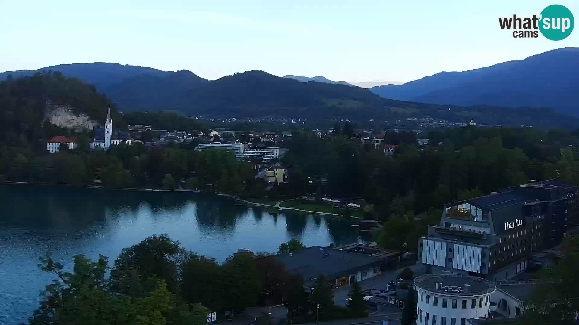 Archived image Webcam View of Lake Bled - Slovenia