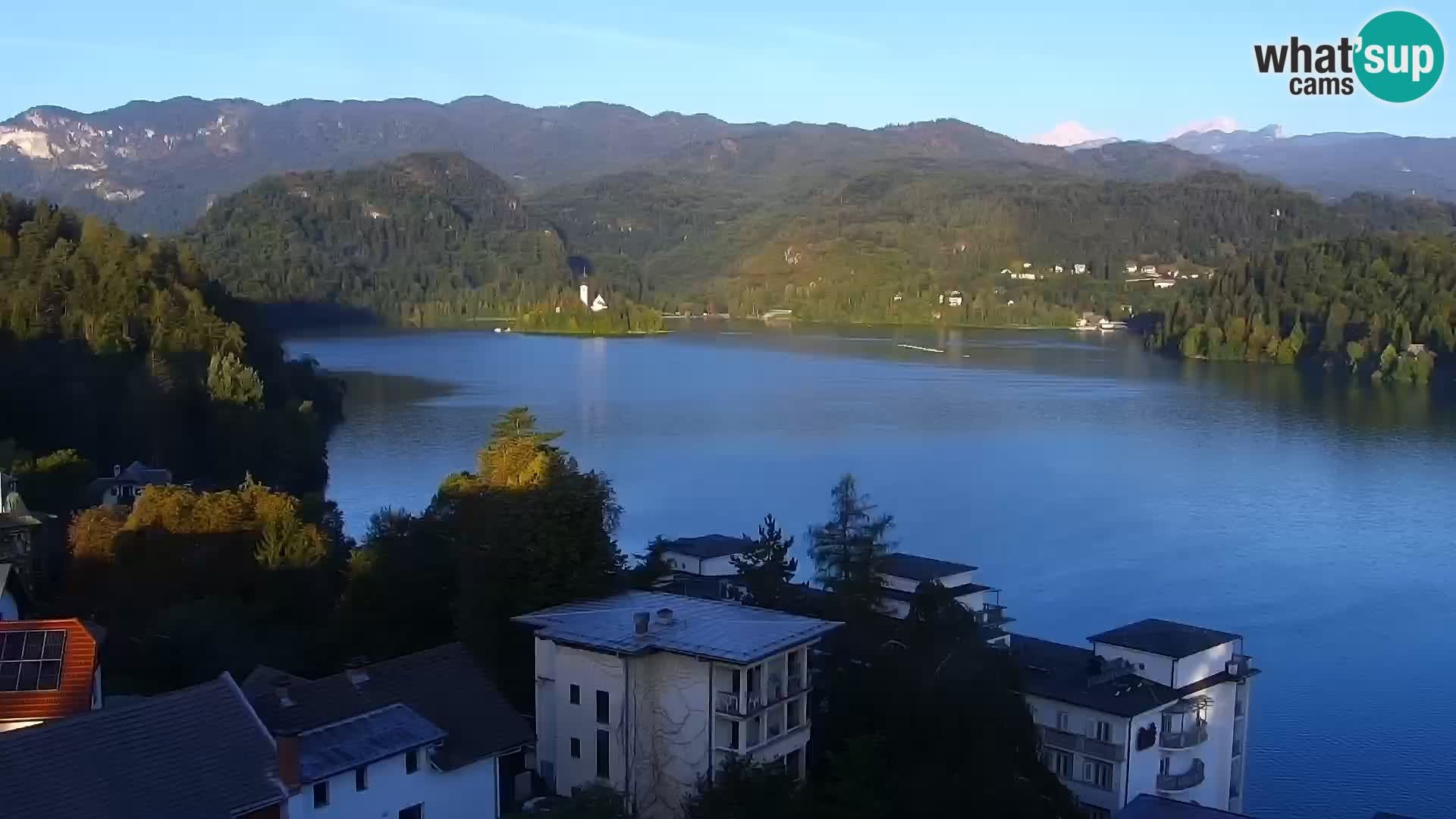 Archived image Webcam View of Lake Bled - Slovenia
