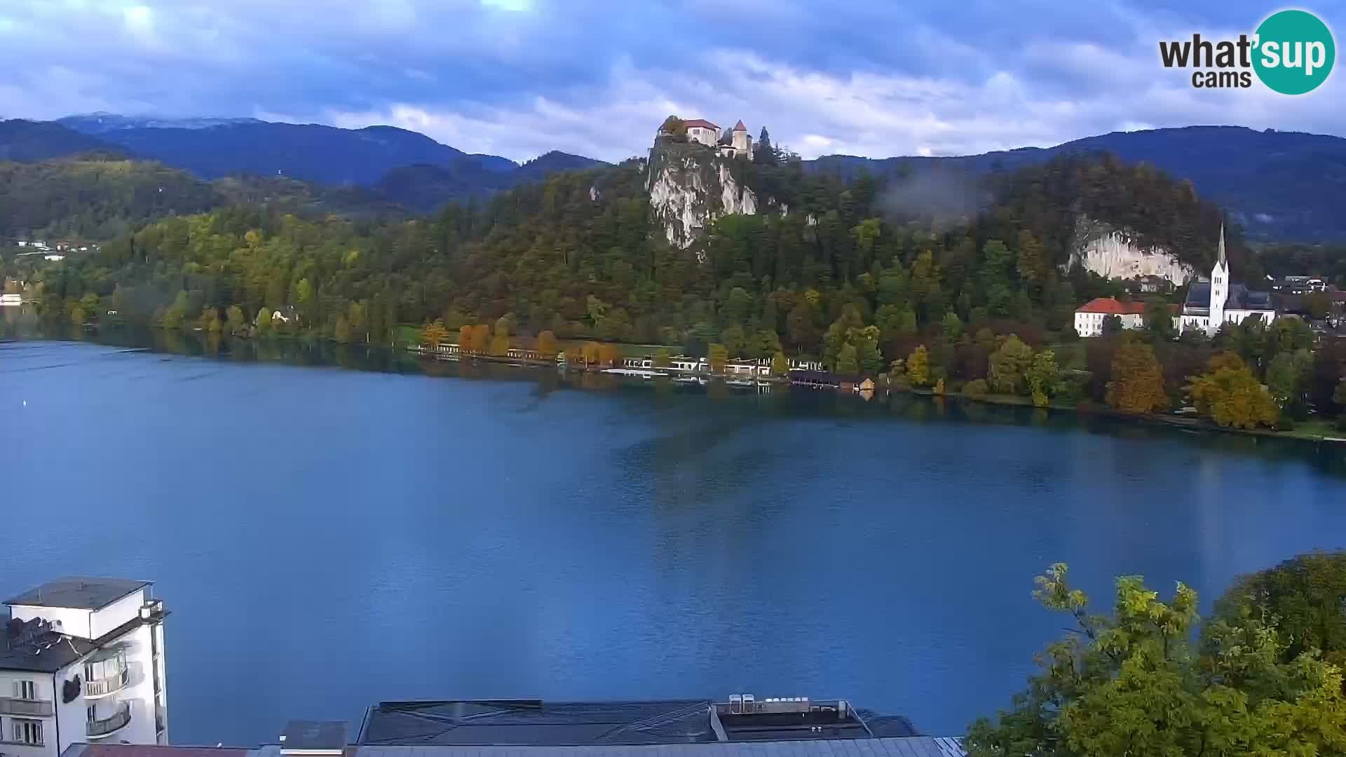 Archiv Foto Webcam Blick auf den Bleder See in Slowenien