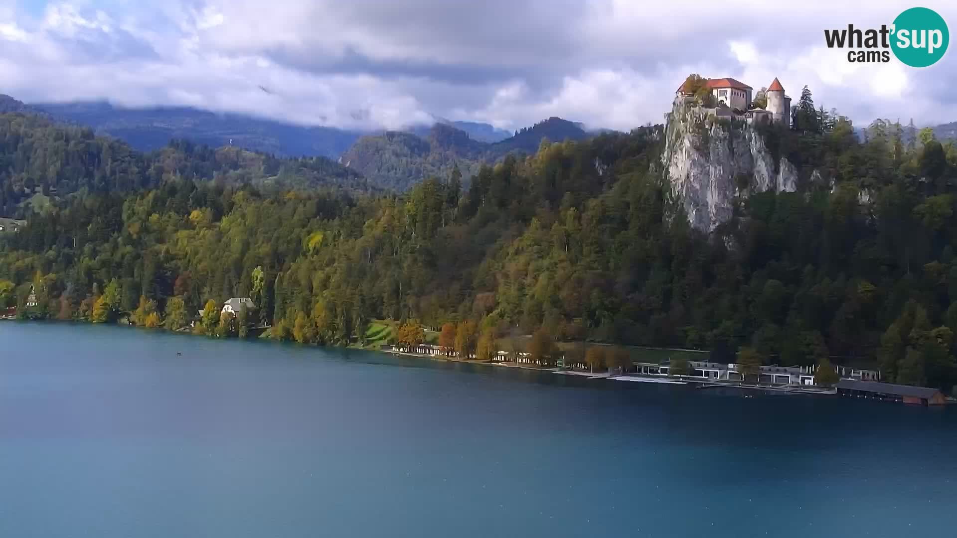 Archiv Foto Webcam Blick auf den Bleder See in Slowenien
