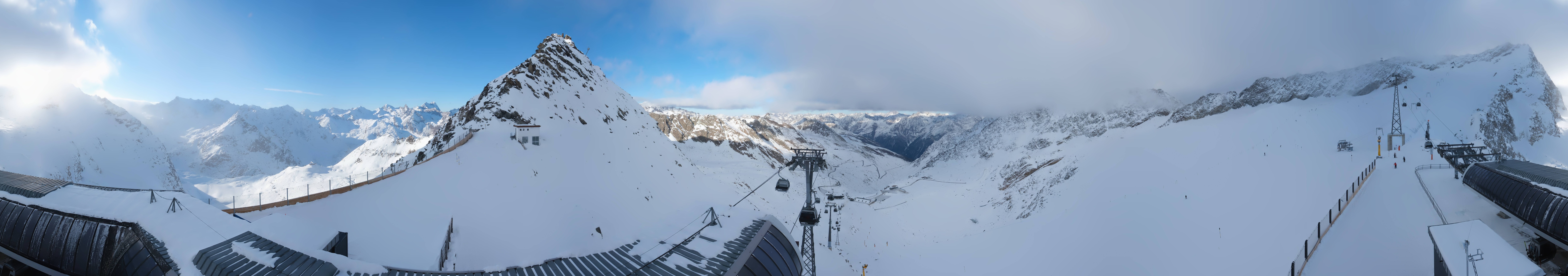 Archiv Foto Webcam Schwarze Schneid / Rettenbachgletscher