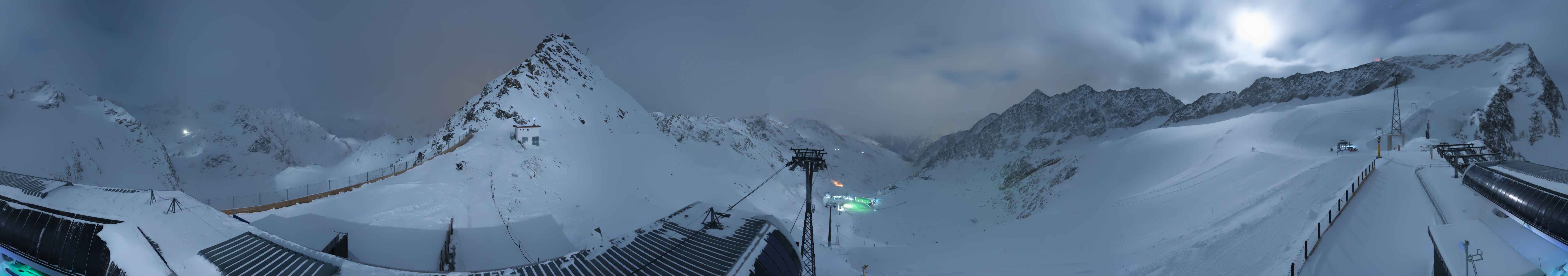 Archived image Webcam Rettenbach Glacier Sölden